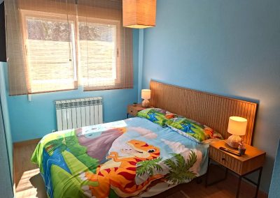 Casa en la Sierra de Madrid con camas para niños.