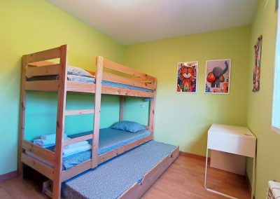 Habitación infantil verde