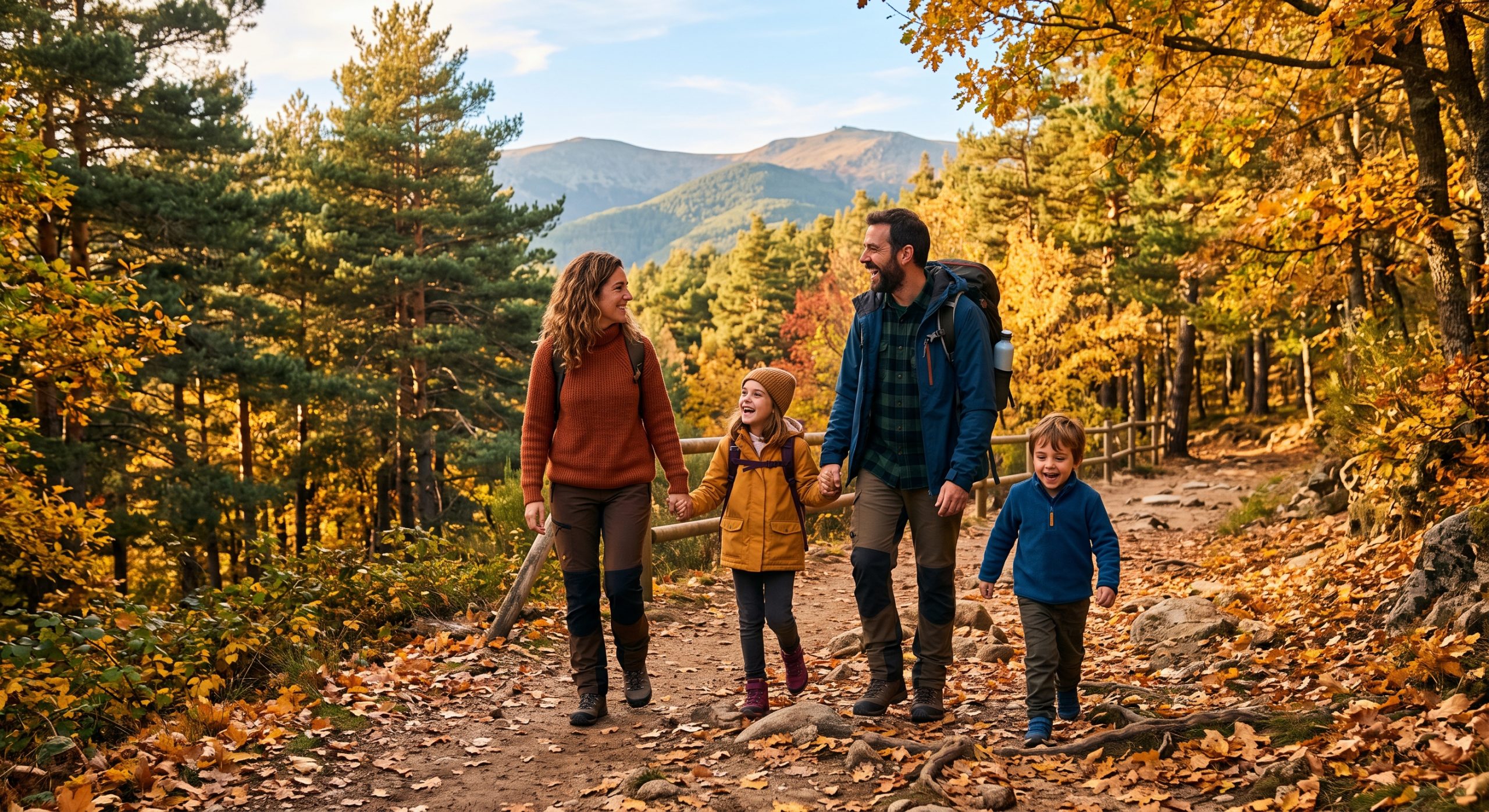 Paseo en otoño por la sierra de Madrid